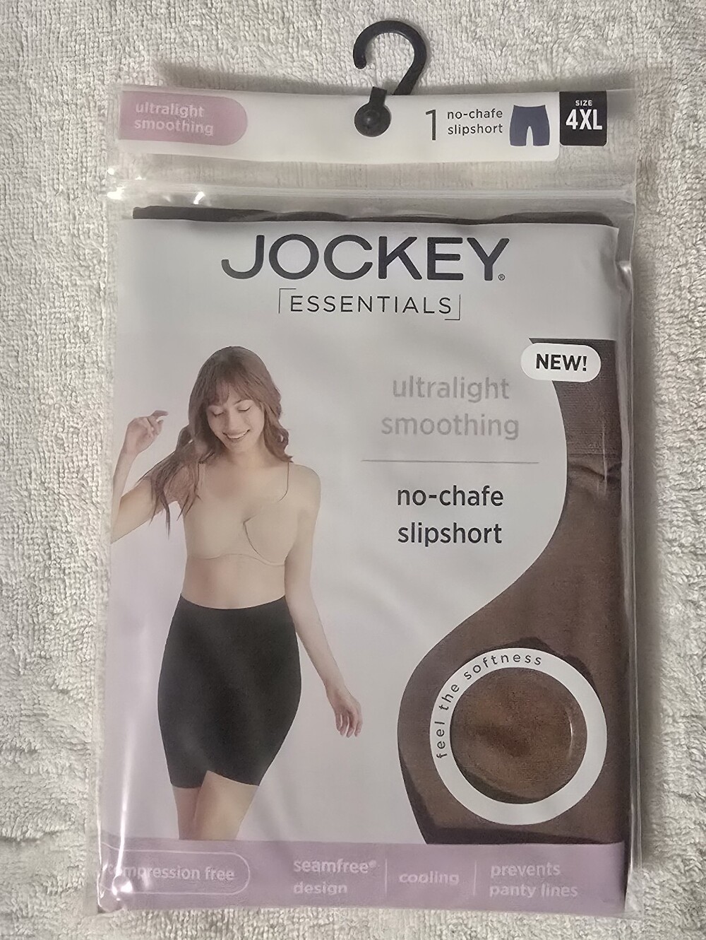 Jockey Essentials No-Chafe Slipshort - Brown